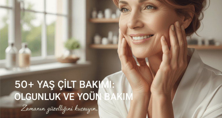50+ Yaş Cilt Bakımı: Olgunluk ve Yoğun Bakım